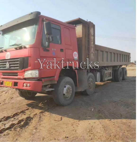 Second Hand Tipper Truck For Sale Old HOWO Truck PriceYaktrucks