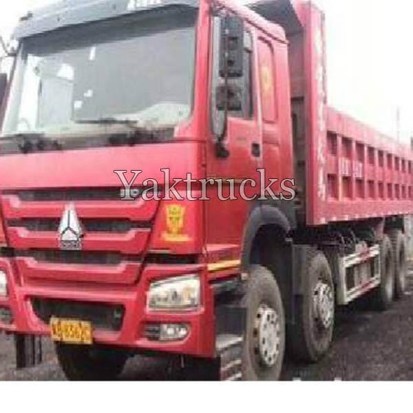 Used dump truck howo T6G 380HP 2016 year 8x4 Euro IV