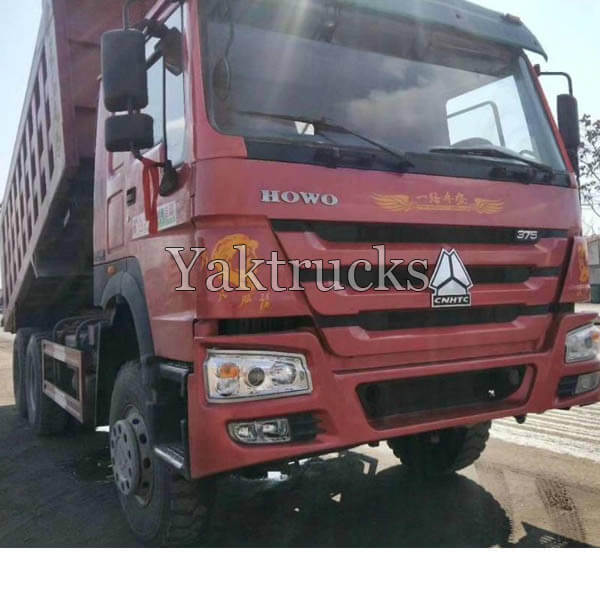 HOWO 7 Used Dump Truck  380HP 2016 Year 6×4  Euro IV