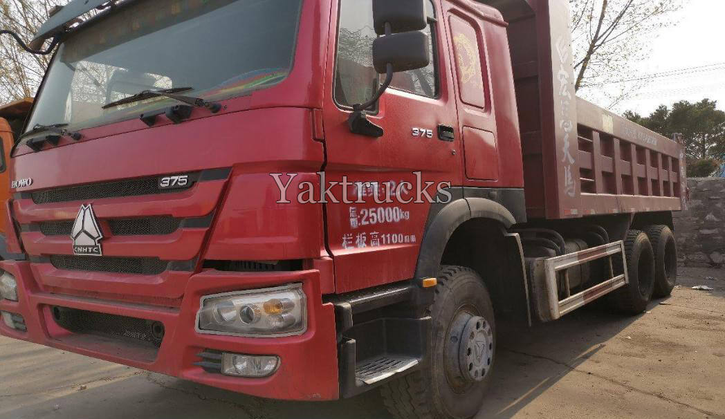 Used dump truck howoT6G 380HP 2017 year 6x4 Euro III