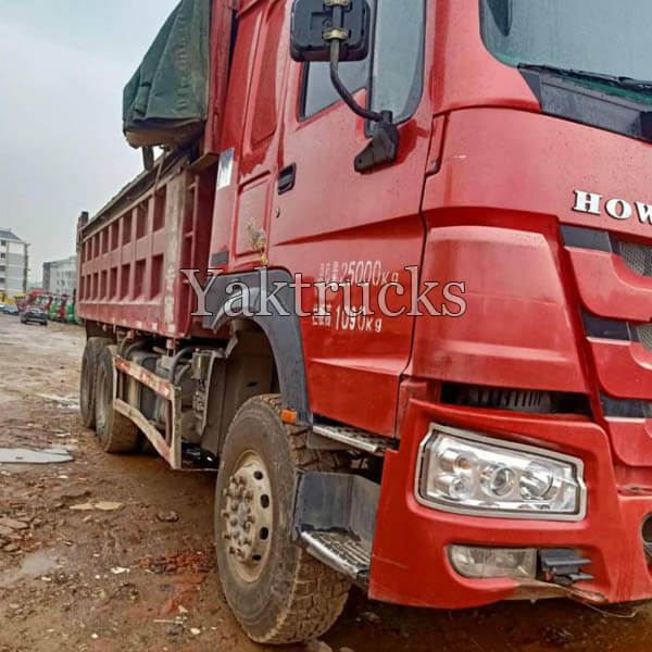 Used dump truck howo 7 340HP 2016 year 6x4 Euro IV