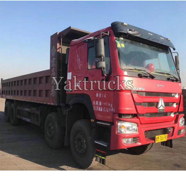 HOWO  7 Used Dump Truck 380HP 2017  8×4  Euro IV