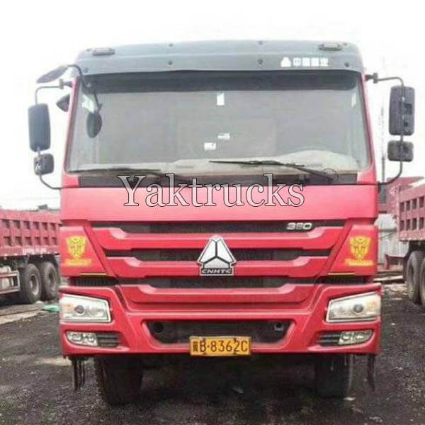Used Automatic Transmission Dump Trucks For Sale HOWO T6G 380HP 2016 year 8×4  Euro IV