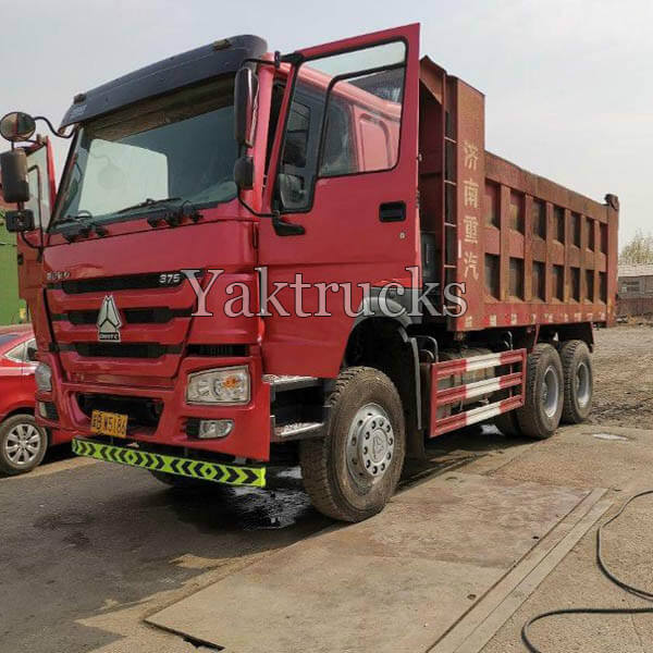 Old Dump Truck Price HOWO T6G 380HP 2018 Year 6×4  Euro III