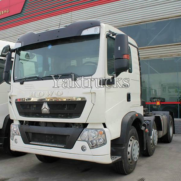 Used Semi Truck Tractor Price HOWO T5G 340HP 2015 year 6X2 Euro IV