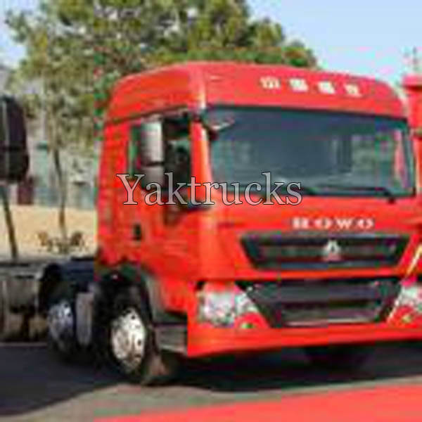 Used Semi Trailer Truck Head Price HOWO T5G 350HP 2016 Year 6X2 Euro IV