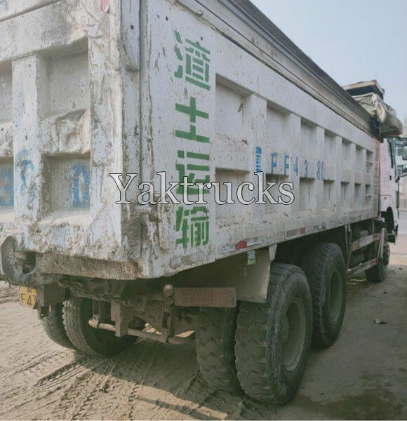Used dump truck howo 7 340HP 2012 6x4 Euro III