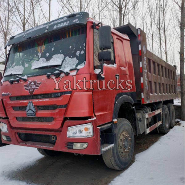 Used Dump Truck  HOWO 7 380HP 2017 Year 6×4  Euro III