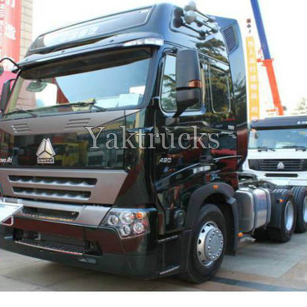 Used tractor truck howo A7 420HP 2013 year 6x4 Euro III