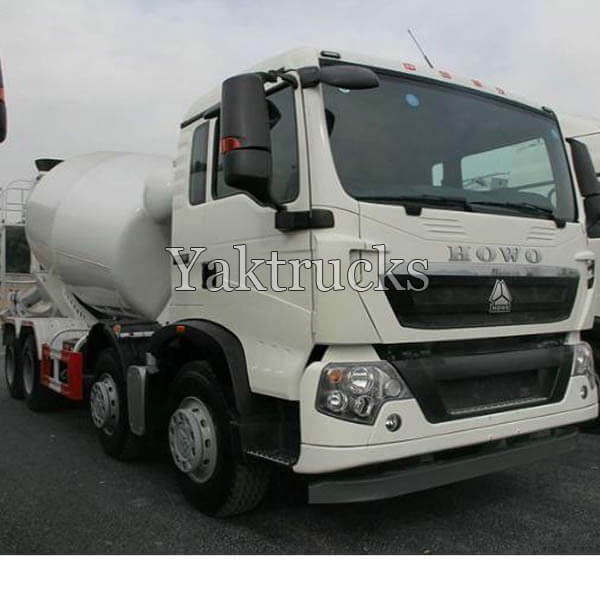 Used Cement Mixer Truck for Sale HOWO T5G 340HP 2012 year 8X4 Euro III