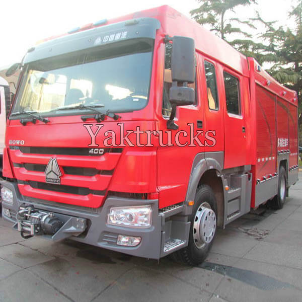 Sinotruk HOWO 360 Horsepower 4X2 Fire truck