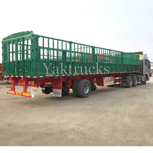 Bulk Cargo Transport Stake Fence Semi Trailer /Barrier transport semi-trailer