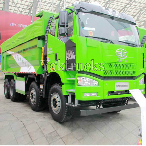 FAW J6P heavy truck 350 Horsepower 8X4 7.8m dump truck