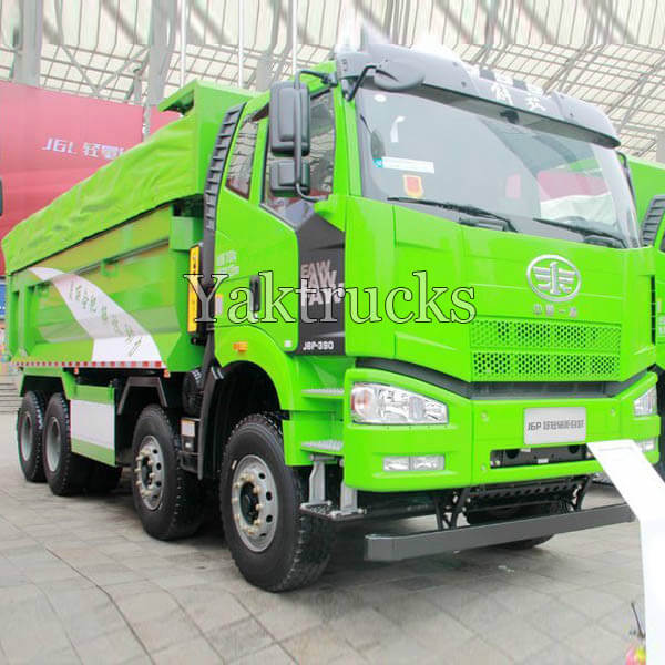 FAW J6P Heavy Truck 350 Horsepower 8X4 7.8m Dump Truck