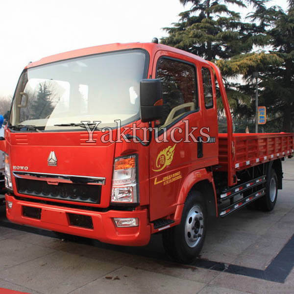 Sinotruk HOWO 120 Horsepower 3.8 m row half-hurdle light truck (wide body)