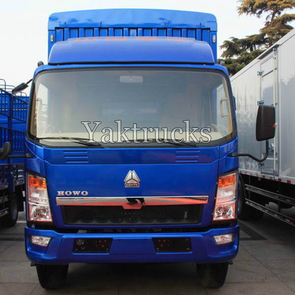 Sinotruk HOWO 140 Horsepower 4X2 Van Cargo truck