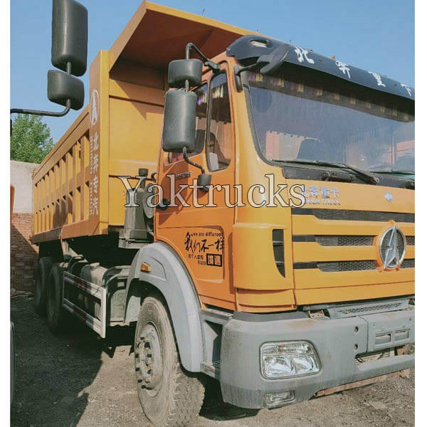 Beiben V3 heavy truck 340 Horsepower 6X4 5.6m dump truck