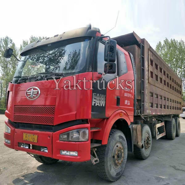 FAW J6P Heavy Truck 390 Horsepower 8X4 Dump Truck Chassis