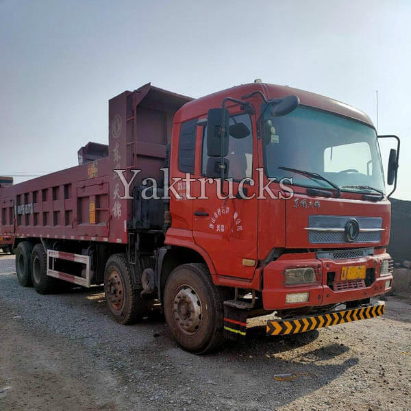 Old International Dump Truck Price Dongfeng 280 Horsepower 8X4 7.3m Dump Truck