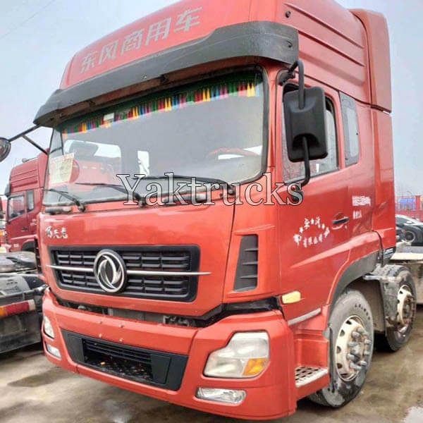 Dongfeng commercial vehicle Tianlong heavy truck 385 Horsepower 6X4 AMT automatic transmission tractor