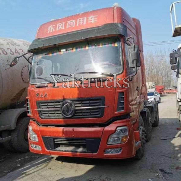 Dongfeng commercial vehicle Tianlong heavy truck 385 Horsepower 6X4 AMT automatic transmission tractor