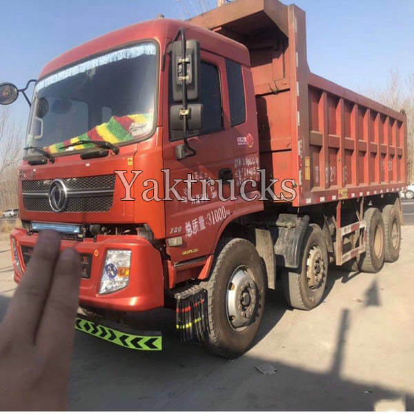 Used Quad Axle Dump Trucks For Sale By Owner Dongfeng 280 Horsepower 8X4 6m Dump Truck