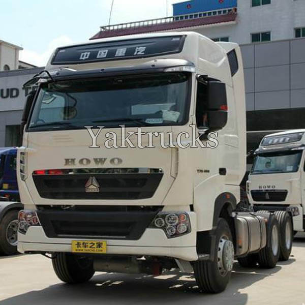 Cost of Tractor Trailer Truck HOWO  T7H  400HP 2015 year 6X4 Euro IV