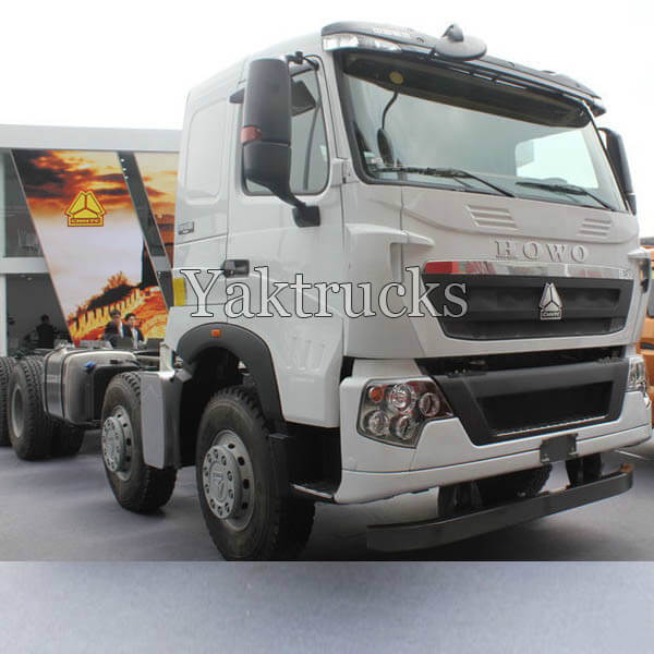 Used Cement Truck for Sale(Chassis) HOWO T7H 400HP 2015 year 8X4 Euro IV